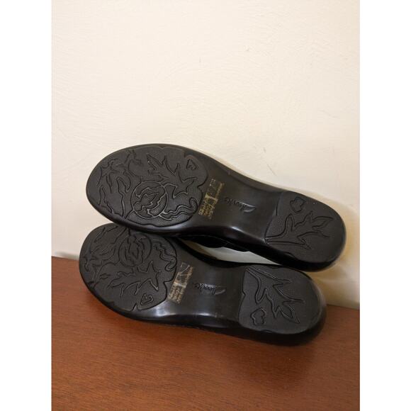 Clark's Women's Shoes Slip-on Clogs Black Size 9.5 Low Heel. - Picture 6 of 8